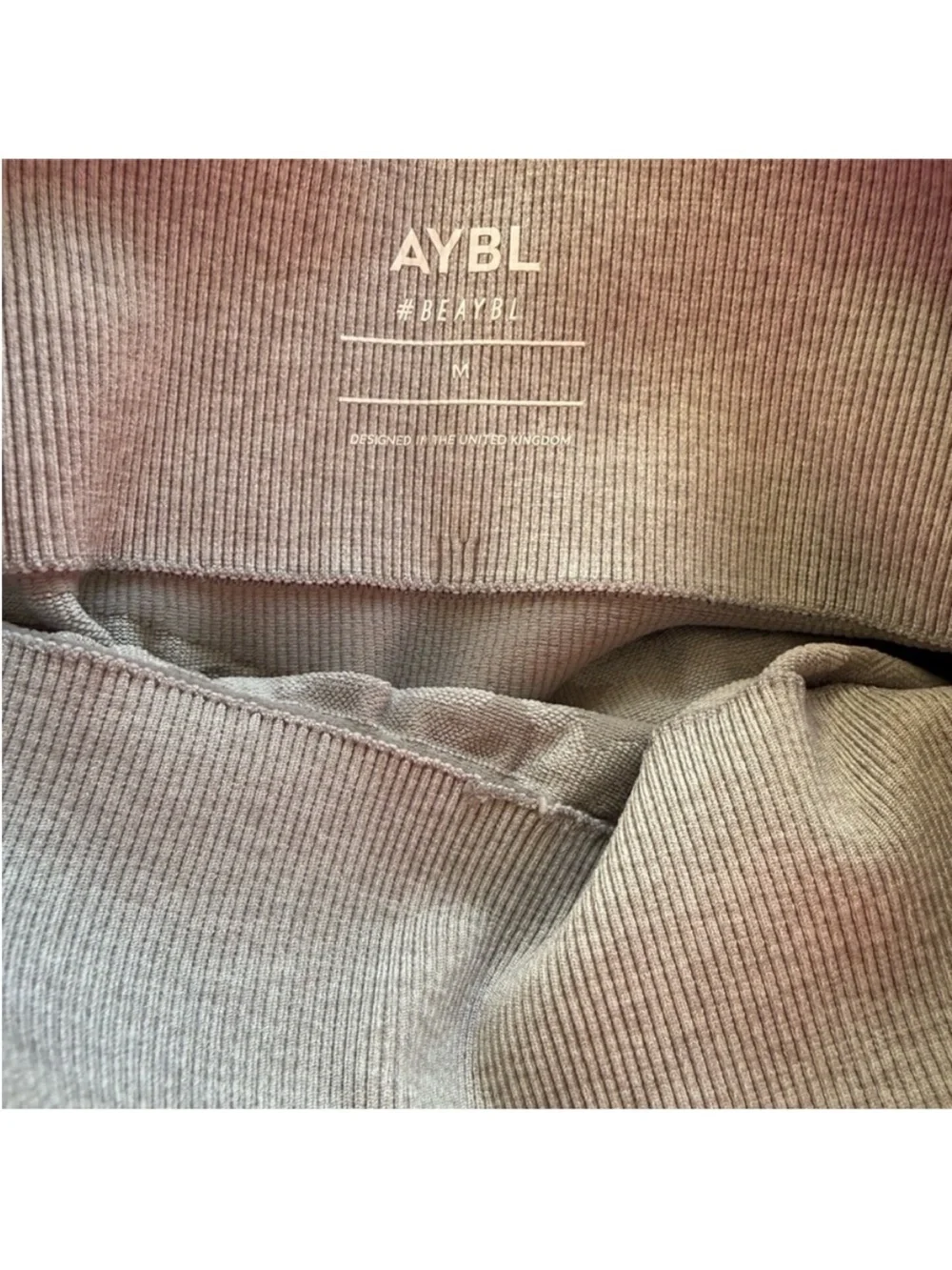 AYBL Taupe Gray Camo High-Waist Girls' Leggings